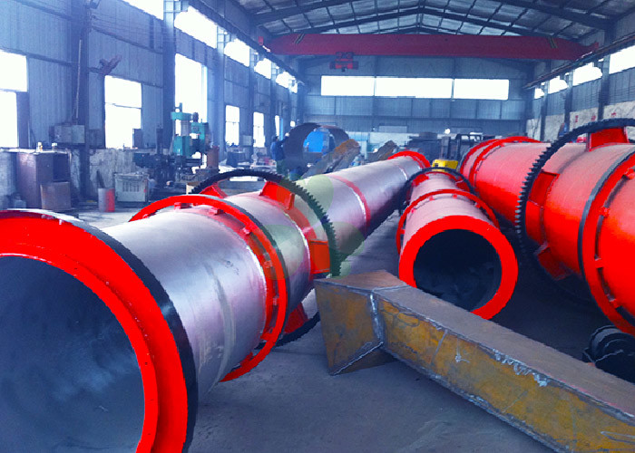 Electric Seaweed Rotary Drum Dryer For Solid Waste 26.5m3 Shell Volume