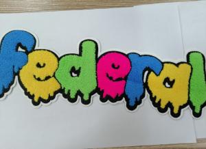 Wholesale Washable Towel Embroidery Patch , Heat Transfer Labels For Garment from china suppliers