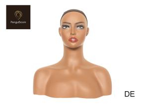 Wholesale Height 42cm Competition Mannequin Head With Shoulders Female from china suppliers