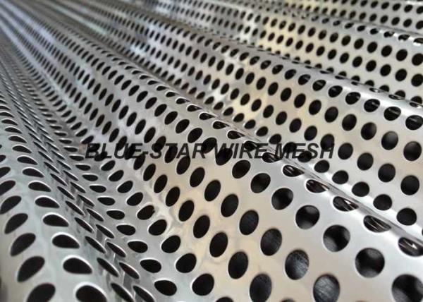 Anti - Static Corrugated Perforated Metal Sheet Sound Barrier Dust And Sunshine
