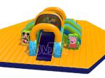 Cars Theme Slide Park Inflatable Combo Fun City For Kids
