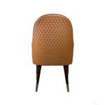 Luxury Back PU Leather Hotel Dining Chair Furniture Restaurant ODM