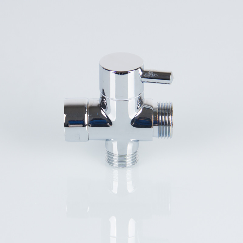 Brass 0.8MPA 15mm High Flow Shower Diverter Valve