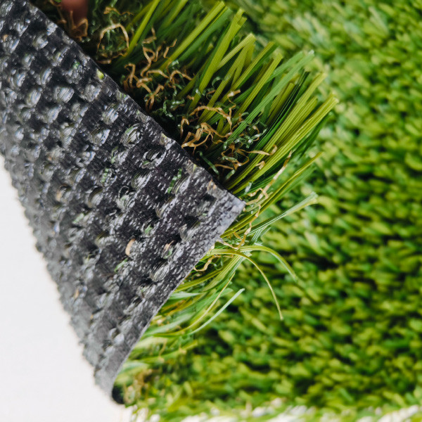 14600 Dtex Great UV Resistance Low Maintenance Green Artificial Turf With Black Or Green SBR Latex Backing