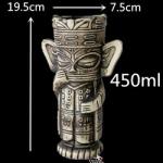 Creative Ceramic Tiki Mugs Hawaiian Cocktail Mug Porcelain Beer Wine Mug