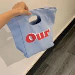 FASHION NICHE DESIGN CUTE CLUTCH BAG TOTE BAG CASUAL COMMUTER LUNCH BOX BAG