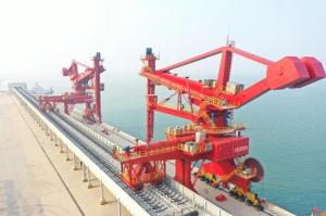 Wholesale Carbon Steel Screw Ship Unloader PPG Painting For Seaport from china suppliers