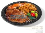 9inch Round White Dessert Bagasse Sugarcane Biodegradable Corn Starch Disposable