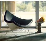 Hot sale scandinavia design fiberglass leather coconut chair reception chairs