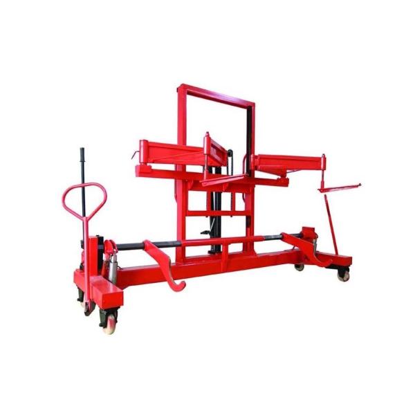 Motorized Warp Beam Lift Truck High Lift Hydraulic Heald Frame Material Handling