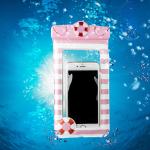 Clear Waterproof Cell Phone Pouch Cartoon Waterproof Mobile Pouch Cover Floating