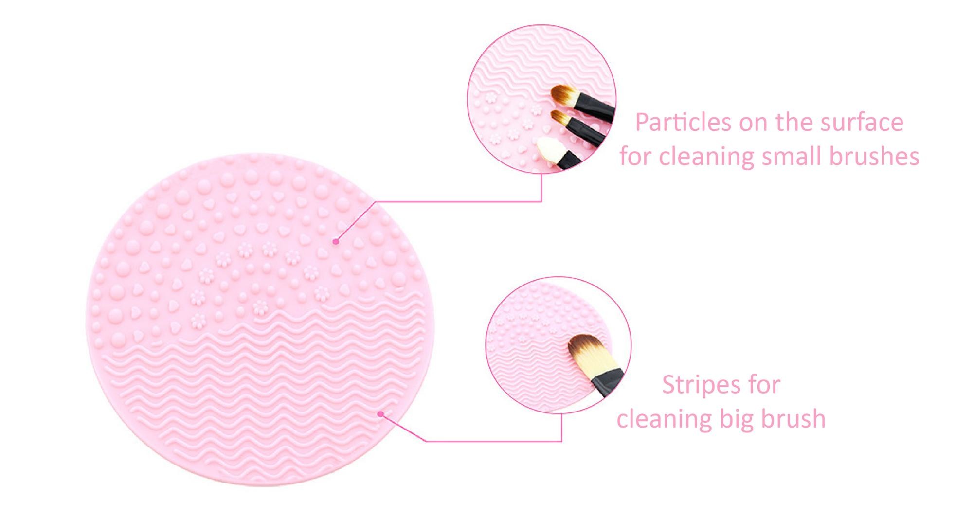 Rotating Foldable Silicone Makeup Tool For A Thorough Cleaning Multi Color Multi-Function