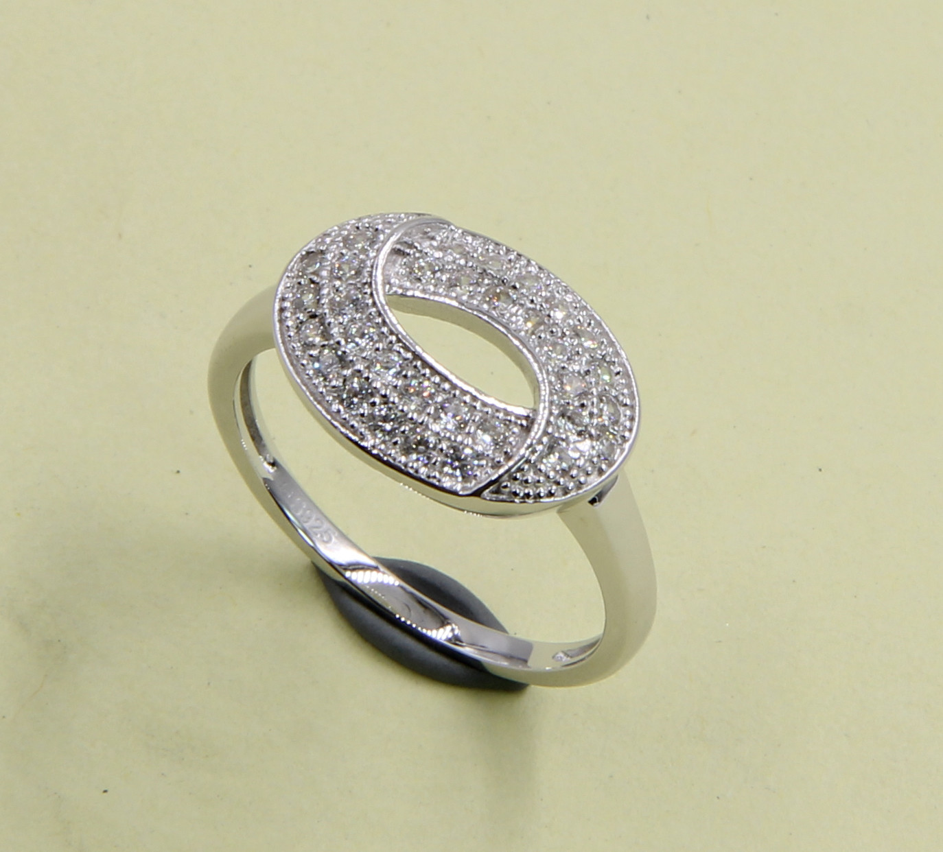 Swirl 925 Sterling Silver Round CZ Engagement Rings With Pave Sterling Silver Fashion Rings Silver Rings For Men 925