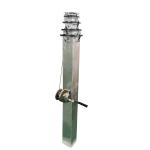 Hot Dip Galvanized High Mast Lighting Pole For Stadium Lighting