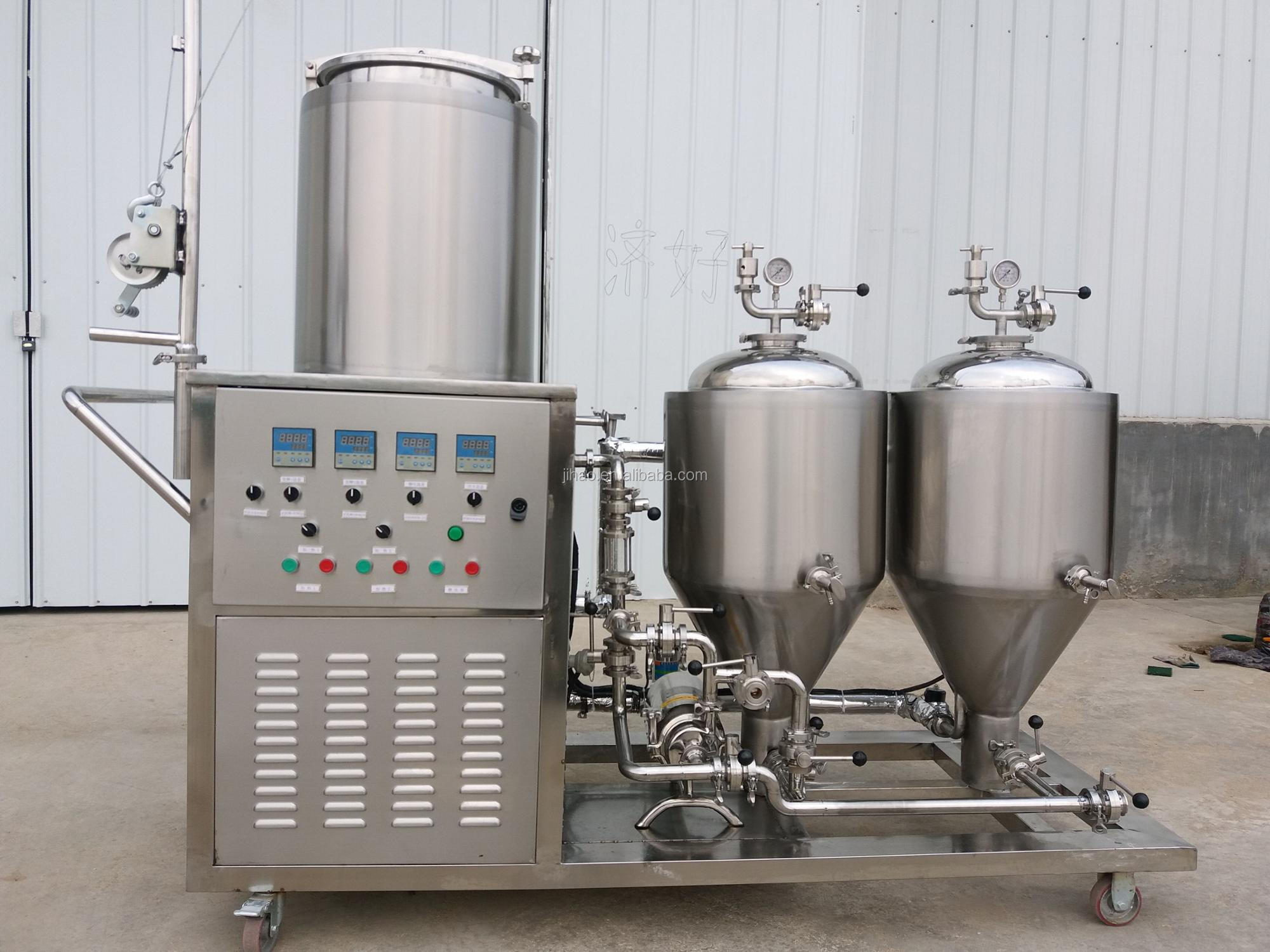 Small 4kw 15.5 Gallon 50L 0.5BBL Beer Brewing System for Small Microbrewery Equipment