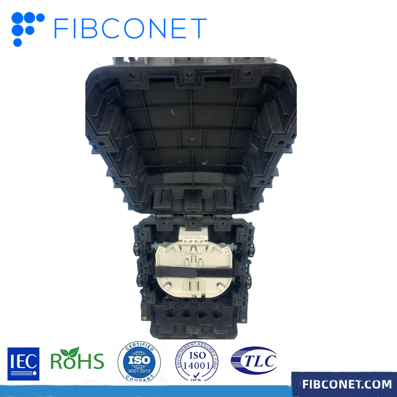 FTTX Waterproof IP68 Fiber Distribution Box with 16 Cable Ports and GS Certification
