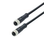 Straight Plug M8 Waterproof Connector Pa66 Insert 8P Female
