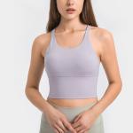 Yoga Women's Strappy Sports Bras Criss Back Workout Padded Wireless Yoga Top