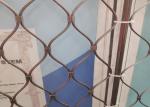 Knotted Tensile Rhombus Flexible Stainless Steel Cable Mesh 7*7 7*19