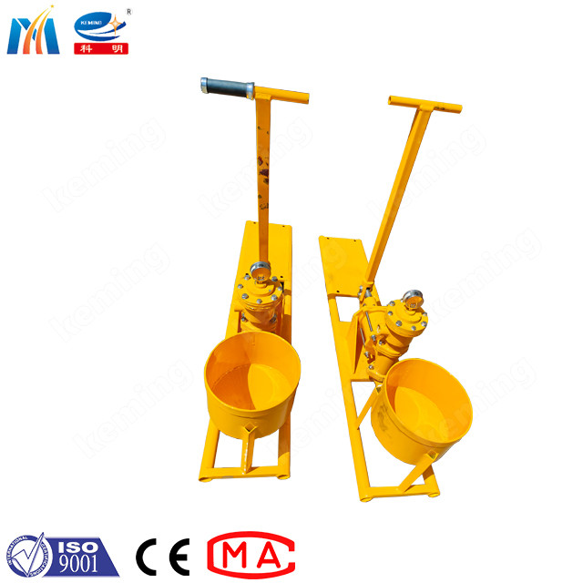 47 Kg Cement Grouting Pump Manual Grout Pumps Piston Pump Hopper