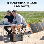 27V-50V/6.0A Solar Panel Charging 1000W Portable Power Station for Outdoor