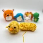 Milk Cotton Cute Lion Crochet DIY Kit Seven Craft Hand Knitting Fun Kit