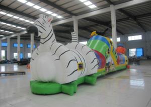 Wholesale Indoor Playground Blow Up Obstacle Course , Kindergarten Baby Bouncy Castle Assault Course from china suppliers