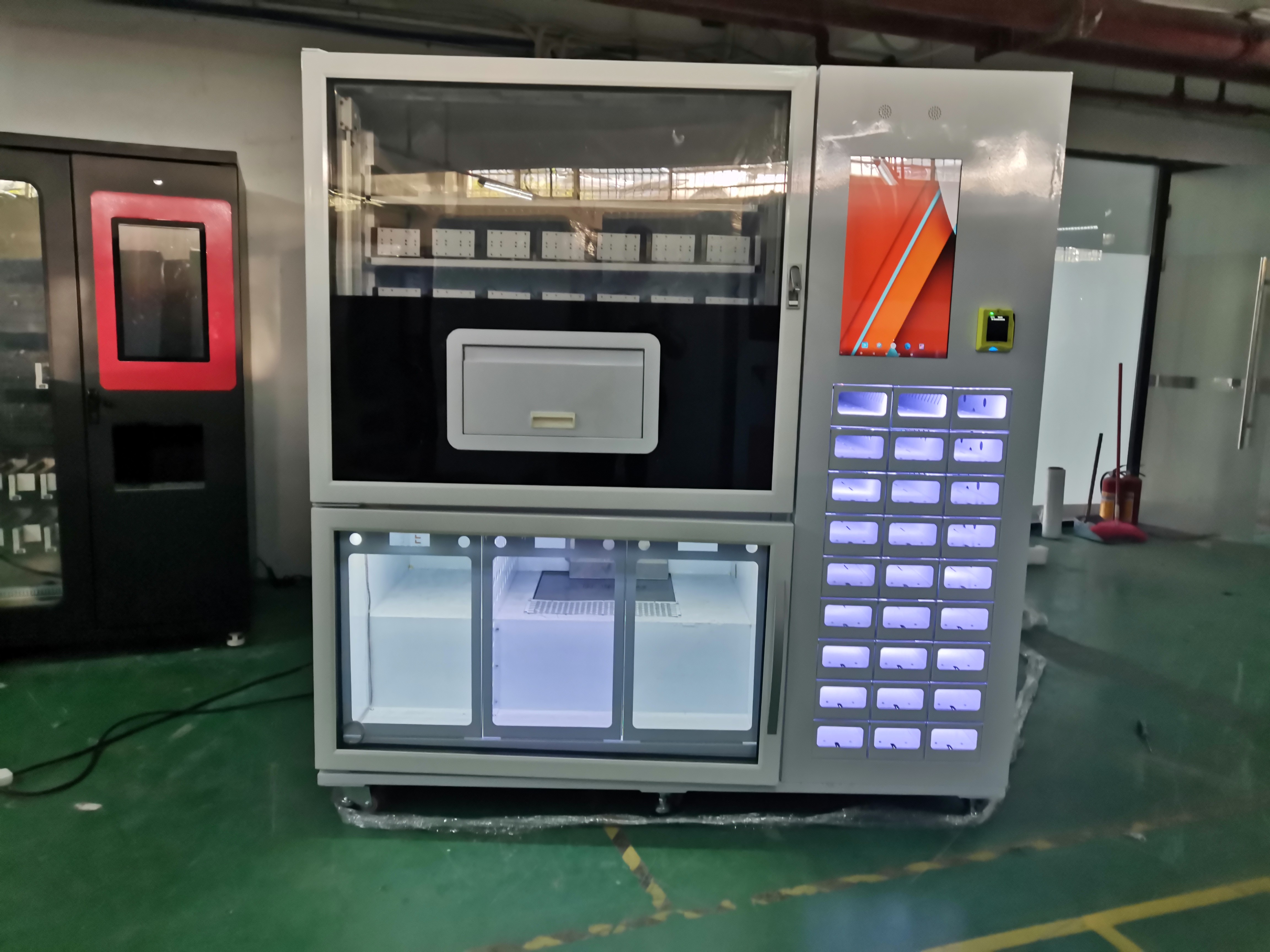 Flower Cooling Locker Vending Machine With Refrigerator System