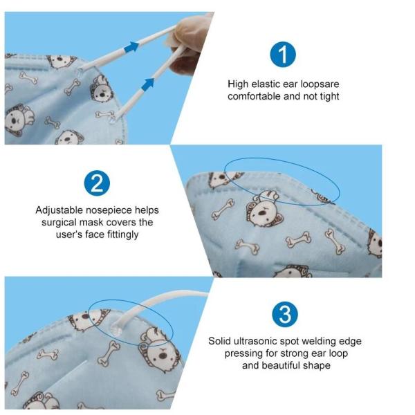 14x9.5cm Disposable Medical Face Mask Childrens Disposable Face Masks