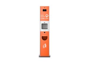 Wholesale Smart Infrared Digital Hand Sanitizer Kiosk Thermometer Monitoring from china suppliers