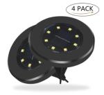 Black 0.5W 2V LED Underground Lights For Garden