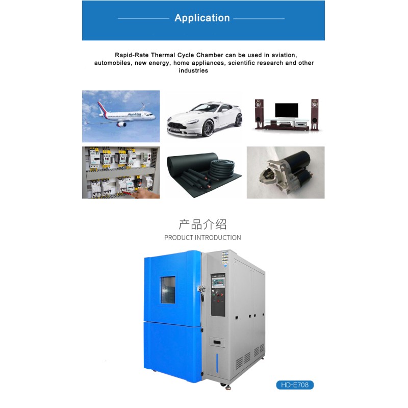 Intelligent Control Enviroment Rapid-rate Thermal Cycle Test Chamber Temperature Variation Testing Equipment