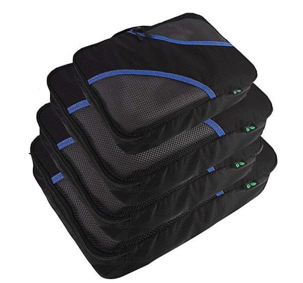 Suit Clothes 4 Set Luggage Packing Organizers Extra Large Eco Friendly