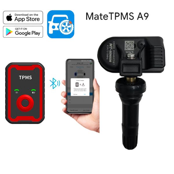 Snap In Rubber Valve Programmable TPMS Sensors Replacement Waterproof Rating