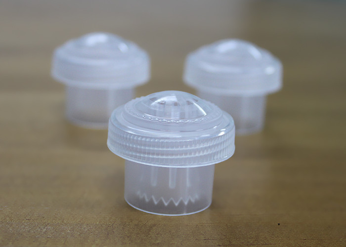 Transparent Creative Press Type Plastic Bottle Caps For Beverage Powder Packaging