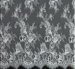 Green Environmental Protection Eyelash Lace Fabric for Wedding Dress