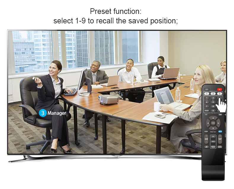Conference Camera Video Camera 20X Optical Zoom for Church/School