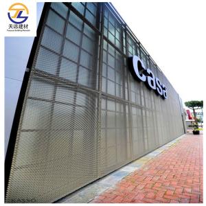Wholesale CE Metal PVDF Aluminium Cladding Suspended Metal Linear Ceiling 0.6mm 0.7mm from china suppliers
