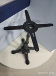Black Powder Coat Vintage Table Base Cast Iron Dining Height 28'' Original