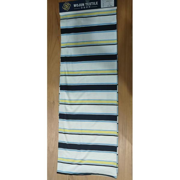 Easy To Care And Comfortable Durble Breathable Striped Material Fabric Low Shrinkage
