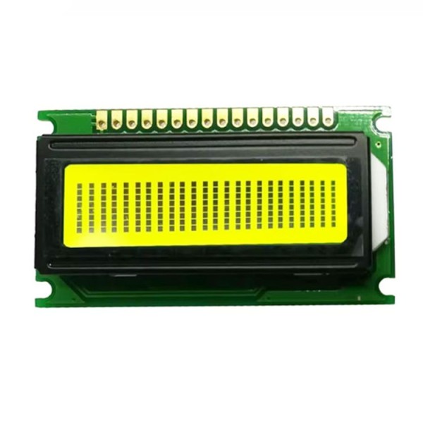 Custom Pantalla Lcd 8x1 Yellow-green Alphanumeric 8x1 Lcd Display Module 0801 Lcd Module