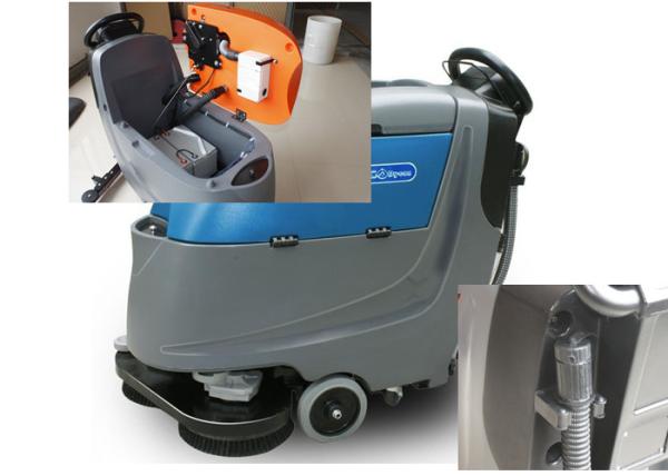 CE Certificate Commercial Floor Cleaning Machines , 660mm Dia Factory Cleaning
