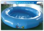 Round Kids Inflatable Swimming Pool For Water Game Acceptable Logo Printing