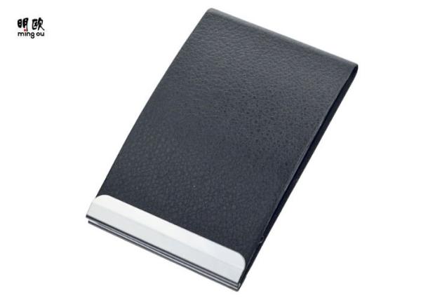 Fashion Pocket Visiting Card Holder , Pretty Personalised Leather Travel Card