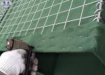 Galvanized Steel Sand Soil Military Hesco Barriers , Mesh 3" x 3"