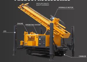Wholesale 260m 300m 350m 450m Diesel Crawler Mounted Drill Rig from china suppliers