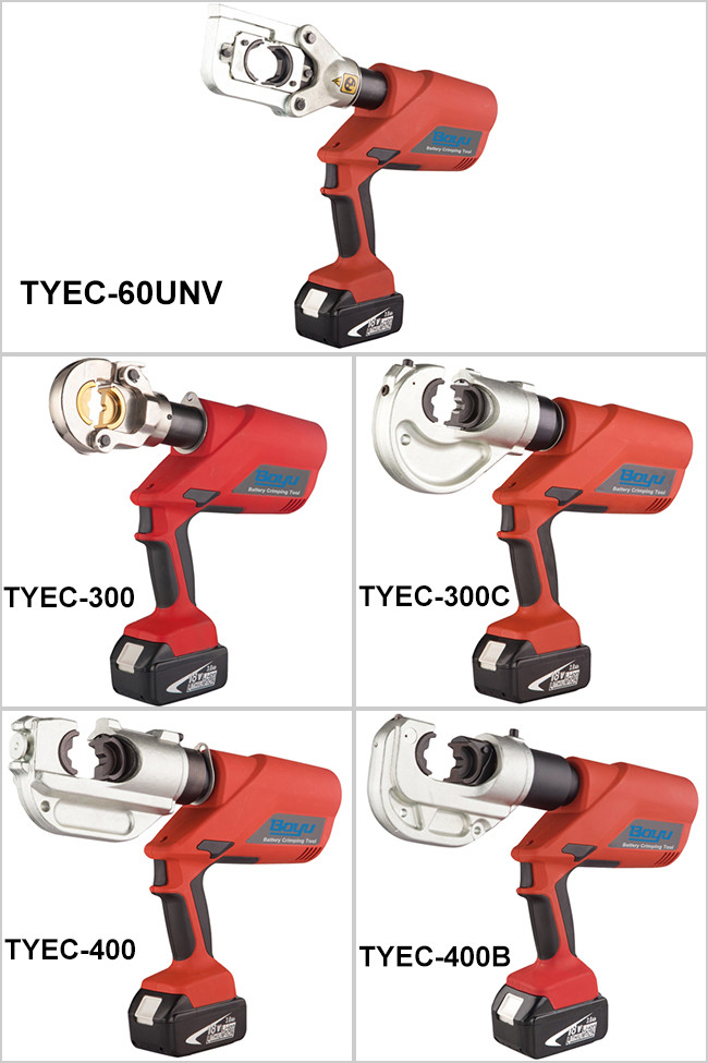 Battery Powered Wire Cable Crimping Transmission Line Tool Oil Capacity 145cc