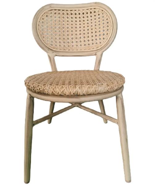 High class star hotel luxury outdoor furniture aluminum chair bamboo look garden