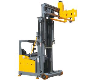 Wholesale 1500kg 3300lbs 1.5Ton Electric Lift Stacker Reach Truck Adjustable Steering Wheel from china suppliers