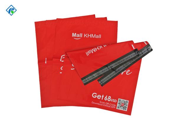 Strong Security Custom Red Polymailers Postal Bags Courier Bags Express Bags for